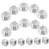 BESTOMZ 16 Pezzi Distanziale Cuscinetto Ruota 8mm in Alluminio per | Argento, Precisione di Montaggio, Accessorio di Ricambio Specializzato