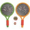 Zerodeko 1 set di racchette da tennis per bambini - Kit da tennis per bambini per esterni - Racchetta in plastica con pallina - Giocattolo sportivo per per giardino, parco, spiaggia e attività