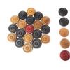 Yuktha Eternals Sports - Carrom in legno, 24 pezzi + 1 senza adesivo