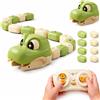 WANWEN Serpente Telecomandato Magnetico Giocattolo per Bambini (Verde)