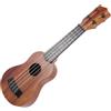 Toyvian Ukulele Dimensioni per Giocattolo Ragazza in Legno Marrone Ragazzo Design Realistico Mini Hawaiane Principianti e Decorazioni per Feste