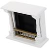 TOYANDONA Miniatura Casa Decorativa Con Caminetto Legno Arredamento Per Miniature e Accessori Per Casa Delle Bambole Stile Autentico e Design Elegante