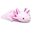RLOMUTE Peluche salamandra - Cuscino Axolotl Simpatico Ambystoma Realistico Animale Giocattolo-51 cm/20, Unico Ambystoma Peluche Modello di Bambola Regalo per Bambini (Rosa)