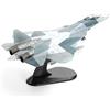SEBUNAS 1/100 Scala Sukhoi Su-57 Modello di aereo da caccia multiuso di quinta generazione Russia Kit modello di aereo militare in metallo pressofuso affidabile da caccia stealth per collezione o rega