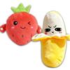 Pealeaf Peluche banana musicale interattiva, giocattolo tattile con suoni piano, morbido pupazzo sensoriale educativo per bambini e regalo (AC)
