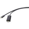 Renkforce CONRAD Cavo di collegamento Renkforce 0,50 m rotondo nero [1x spina USB-C? - 1x spina HDMI]
