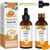 GAROMIA Olio di zucca per capelli, 2 pezzi Pumpkin Seed Oil 120 ml, olio biologico puro per la crescita dei capelli