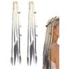 Generic Braid Hair Extension 20-Inch Bohemian-Style Dreadlock Hair Extensio