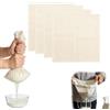 CQXSYTBN 4 Panni per Formaggio Riutilizzabili, Cotone Non Sbiancato per Filtrare Yogurt, Succo di Verdura, Latte, 50x50 cm e 60x60 cm, Adatti per Lavorare con Alimenti Caldi, Facili da Pulire e Duraturi