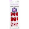 imPRESS Kiss Impress No Glue Mani Press On Nails, design good 4 you, rosa, formato corto, forma quadrata, include 30 unghie, tampone di preparazione, 1 bastoncino per manicure, 1 mini lima