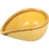 PLAFOPE Piatto Ceramico per Oli Essenziali a Goccia Giallo 1 Pz