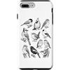 Vintage Songbird Funny Birds Gifts and A Custodia per iPhone 7 Plus/8 Plus Songbirds Y2K - Grafica vintage stile tatuaggio anni '90