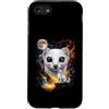 Vintage Ermellino Regalo Custodia per iPhone SE (2020) / 7/8 Mystical Ermellino Luna Piena Woodland Art