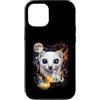 Vintage Ermellino Regalo Custodia per iPhone 12/12 Pro Mystical Ermellino Luna Piena Woodland Art