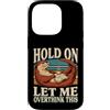 Otter Overthinking Coffee Book Humor Custodia per iPhone 14 Pro Aspetta Lasciami pensare troppo a questo caffè lontra