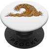 Synthesizer Musician Cable Wave Large Wave for Modular Synthesizer Musician PopSockets PopGrip Adesivo