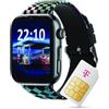 Deutsche Telekom SaveFamily SaveWatch 2 - Smartwatch per bambini, nero, con cinturino in silicone