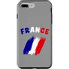 MASH MOSH Custodia per iPhone 7 Plus/8 Plus Bandiera della Francia Pennellata Patriottica Orgoglio Francese
