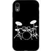 Cymbals Gift / Drummer Gifts for Men and Custodia per iPhone XR Piatti Batterista Piatti per batteria
