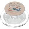 Grace And Glory Studio Divertente Giona 1:17 Versetto della Bibbia Fede Cristiana PopSockets PopGrip per MagSafe