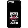 Axe Throwing Lumberjack Apparel & Funny Custodia per iPhone 7 Plus/8 Plus Sottovalutare Donna Axe Lancio