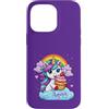 BDAZ Custodia per iPhone 14 Pro Max Aurora Nome Viola Unicorno Personalizzato Con Cupcake
