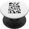 Vintage Border Collie Dog Funny Gifts an Border Collie anni '90 stile tatuaggio vintage grafica retrò Y2K PopSockets PopGrip Adesivo