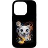 Vintage Ermellino Regalo Custodia per iPhone 14 Pro Mystical Ermellino Luna Piena Woodland Art