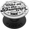 Drummer Theme Apparel Dibs sul batterista PopSockets PopGrip Adesivo