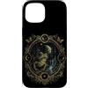 Mystical Cosmic Nights Custodia per iPhone 15 Vintage Bootleg Mistico Rana Luna Foresta Cottagecore
