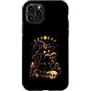 DCatLovers Custodia per iPhone 11 Pro Halloween Gatto Nero Lettura Incantesimi Libro Strega Ragazze