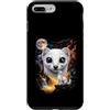Vintage Ermellino Regalo Custodia per iPhone 7 Plus/8 Plus Mystical Ermellino Luna Piena Woodland Art
