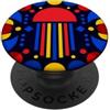 Bauhaus Minimal Marine Life Designs Brutalista Medusa Geometrica Astratta Oceano Animale Arte PopSockets PopGrip Adesivo