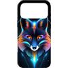 Geonetiqué Designs Custodia per iPhone 17 Pro Max Future Fox - Disegno artistico colorato con animali di fantascienza