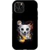 Vintage Ermellino Regalo Custodia per iPhone 11 Pro Mystical Ermellino Luna Piena Woodland Art