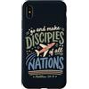 Grace And Glory Studio Custodia per iPhone XS Max Christian Mission Viaggio Aereo Fede Viaggio Messaggio