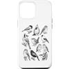 Vintage Songbird Funny Birds Gifts and A Custodia per iPhone 12 Pro Max Songbirds Y2K - Grafica vintage stile tatuaggio anni '90
