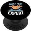 Belly Flop Splash Contest Belly Flop Expert - Piscina divertente PopSockets PopGrip Adesivo