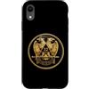 Rite of the Scottish Custodia per iPhone XR Massone dell'aquila doppia testa del muratore di 32° grado