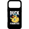 Diabetic Gifts Women Men Diabetes Awaren Custodia per iPhone 17 Pro Max Tipo 1 Diabete Anatra Fiabetes T1D Consapevolezza