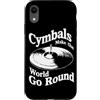 Cymbals Gift / Drummer Gifts for Men and Custodia per iPhone XR Piatti Batterista Piatti per batteria