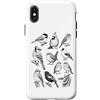Vintage Songbird Funny Birds Gifts and A Custodia per iPhone X/XS Songbirds Y2K - Grafica vintage stile tatuaggio anni '90