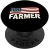 Patriotic Farmer Gifts Agricoltura patriottica agricola agricola americana PopSockets PopGrip Adesivo