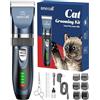 oneisall Rasoio per gatti a pelo lungo, per gatti a pelo lungo, 2 velocità (blu navy)