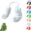Generico Costume Di Halloween Per Gatti: Braccia Da Supereroe, Accessorio Cosplay Con Braccia Muscolose Stampate in 3D, Abito Leggero Da Appendere Al Collo Per Halloween, Accessori Cosplay (#C,L)