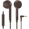 LUDOS FEROX Auricolari In-Ear Cuffie, Cuffiette con Filo e Microfono, 5 Anni di Garanzia, Cuffie Isolamento Acustico, Cuffiette Cellulare, Jack 3,5 mm per iPhone, Apple, Samsung, Huawei - Marrone