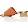 find. Soft Leather Mule Sandali a Punta ApertaDonna
