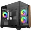 COOLER MASTER CASE MIDITOWER NO PSU WOOD 481BK VETRO SX - ATX MATX MITX - WOOK BK - E481-KHNN-S00