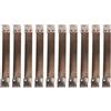 Garneck 10 cornici Flessibili Interne in Metallo, 12 cm, con Chiusura a Molla, per Portafogli Fai da Te, Accessori per Borse, Chiusura a, Ideali per Cucire e Fai da Te