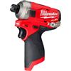 Milwaukee 2551-20 M12 FUEL SURGE 12-Volt Lithium-Ion Brushless Cordless 1/4 in. Hex Impact Driver (Tool-Only)